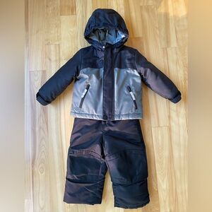 Cat & Jack Snow Bib and Coat bundle